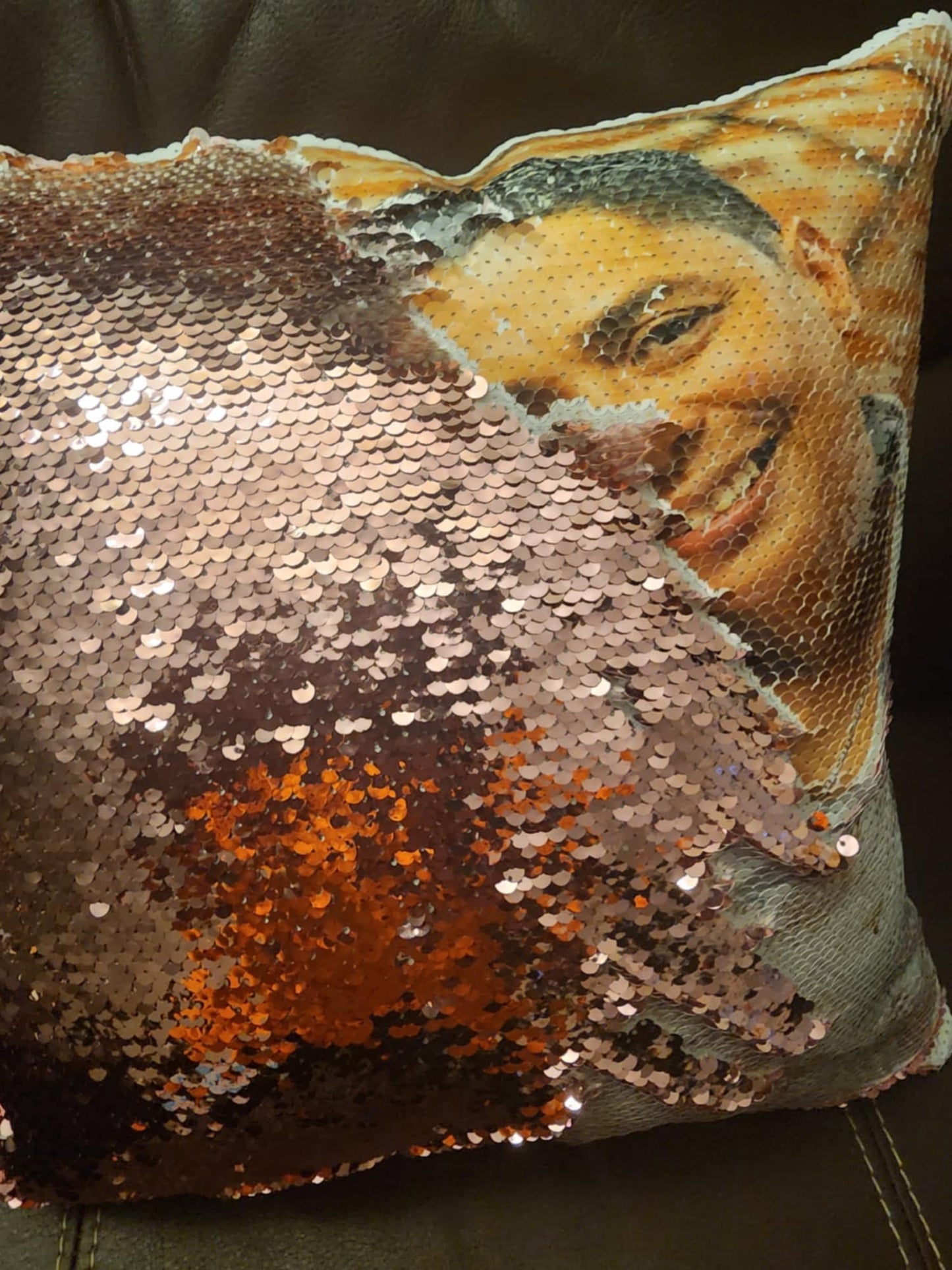 Personalized Sequin Pillow