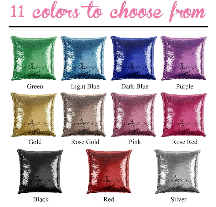 Personalized Sequin Pillow